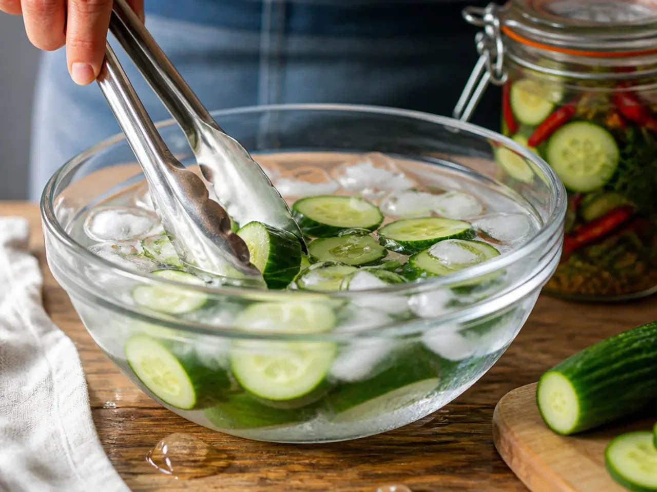 spicy refrigerator pickles recipe step 4