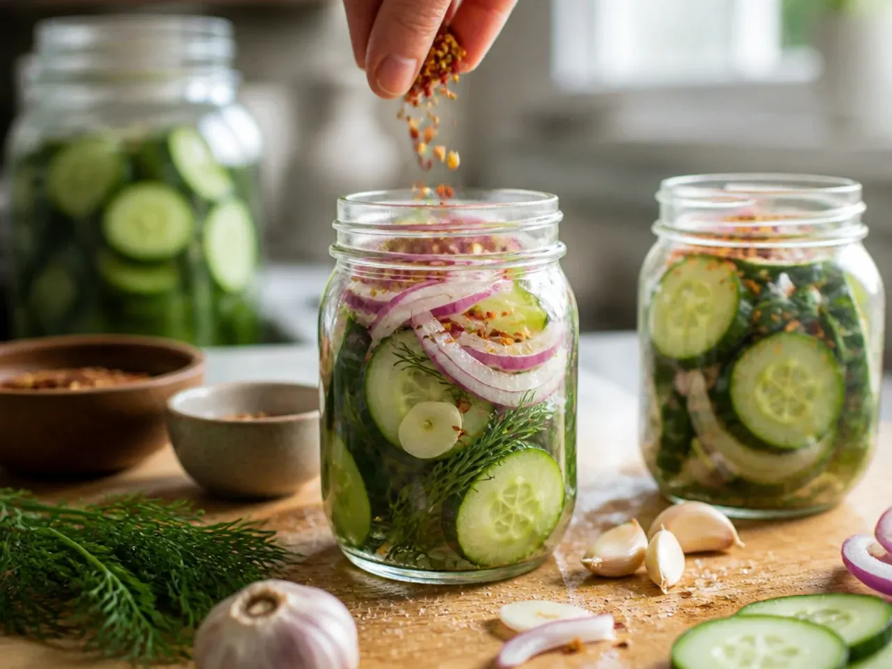 spicy refrigerator pickles recipe step 10