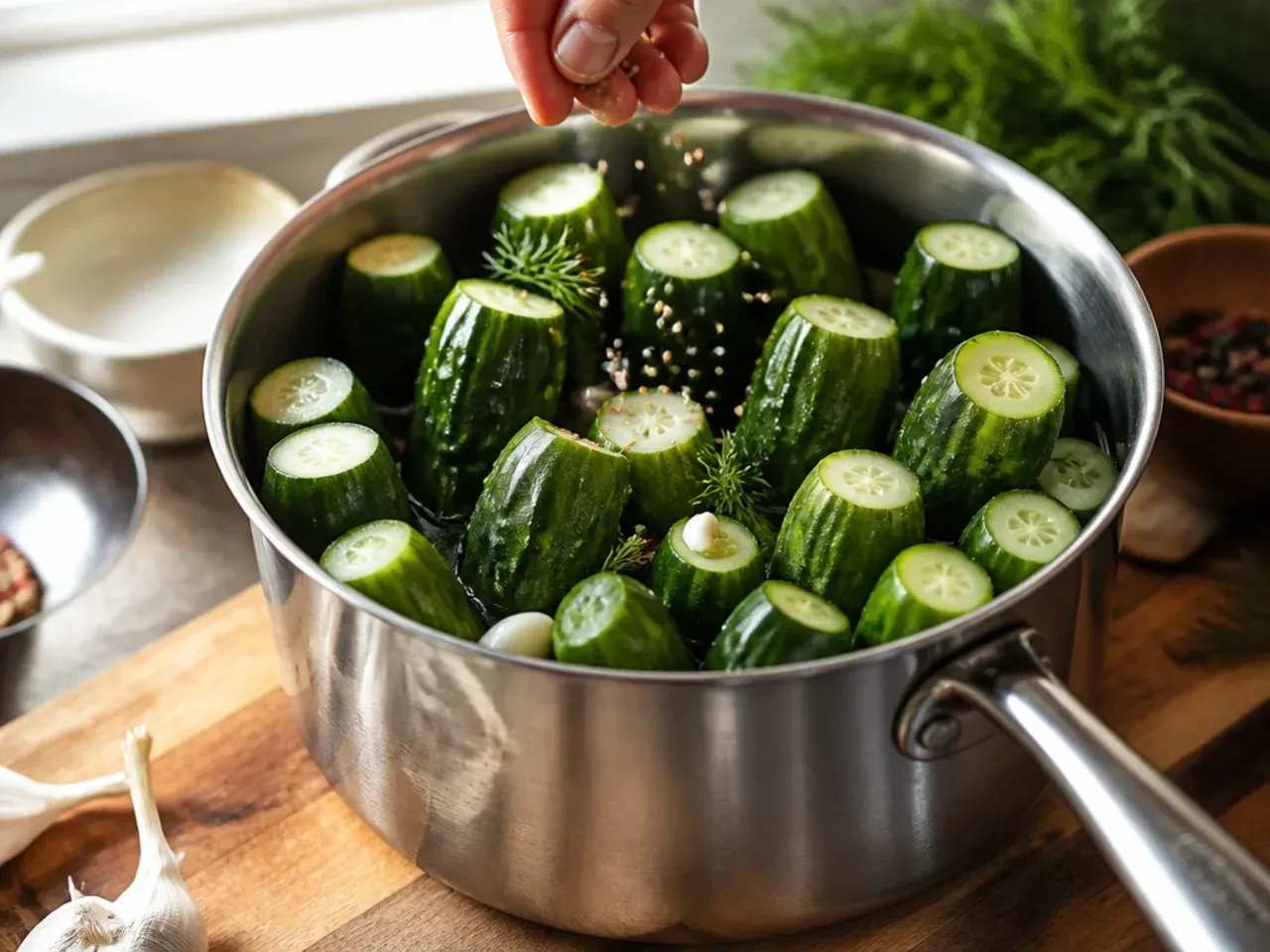 spicy refrigerator pickles recipe step 11