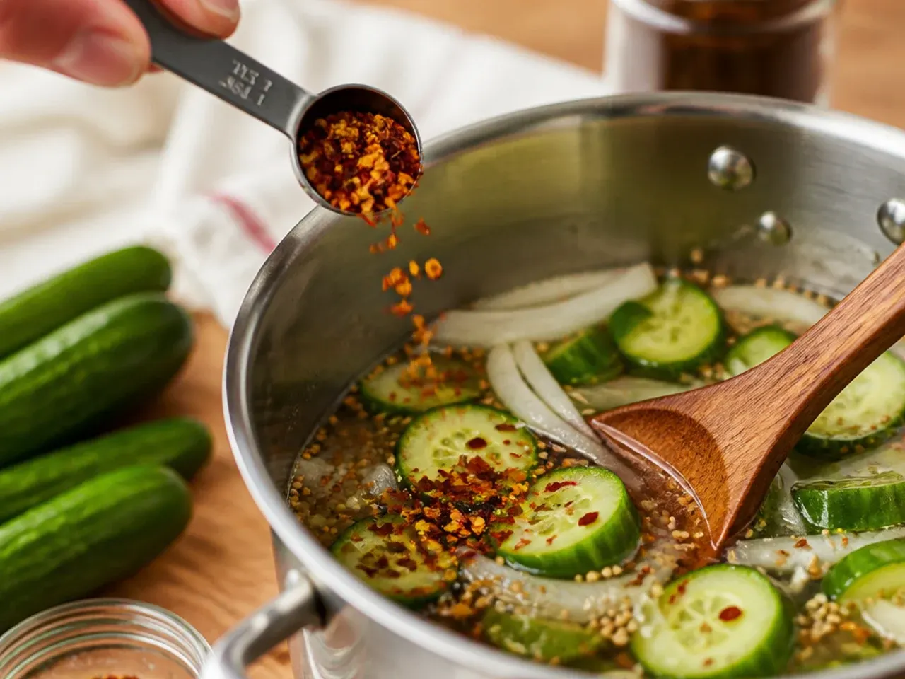spicy refrigerator pickles recipe step 12