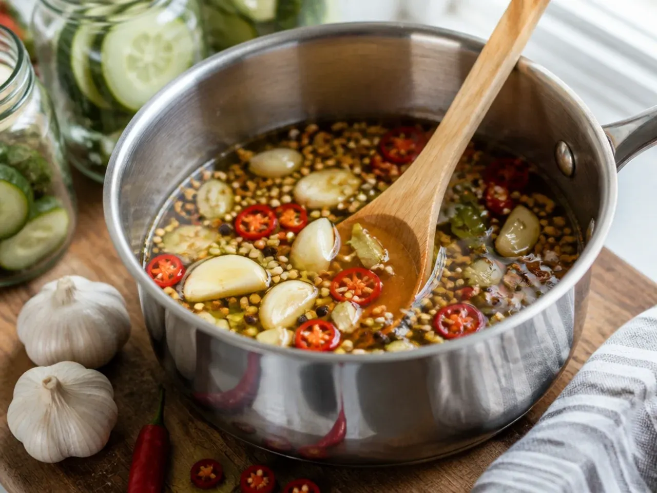 spicy refrigerator pickles recipe step 23