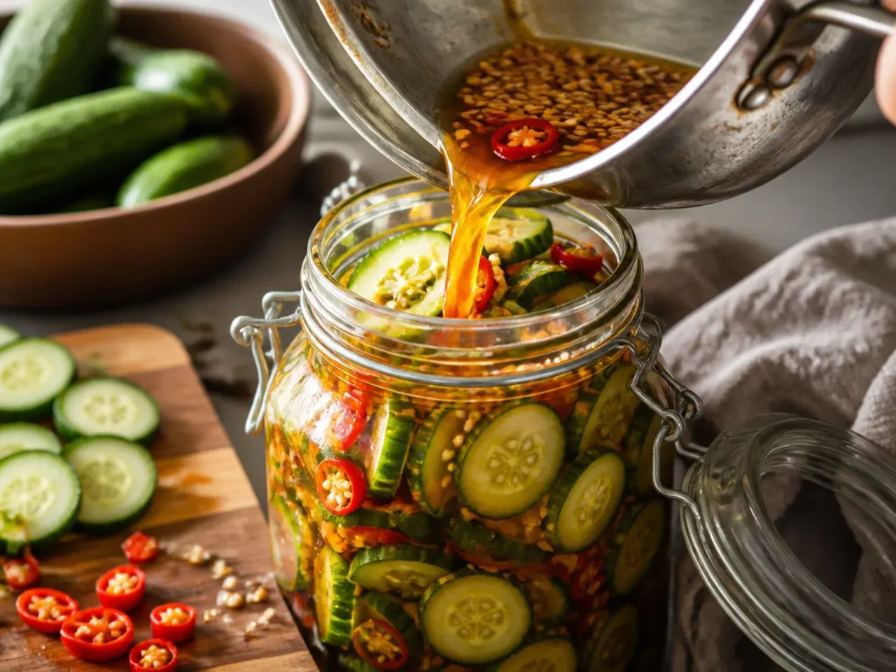 spicy refrigerator pickles recipe step 25