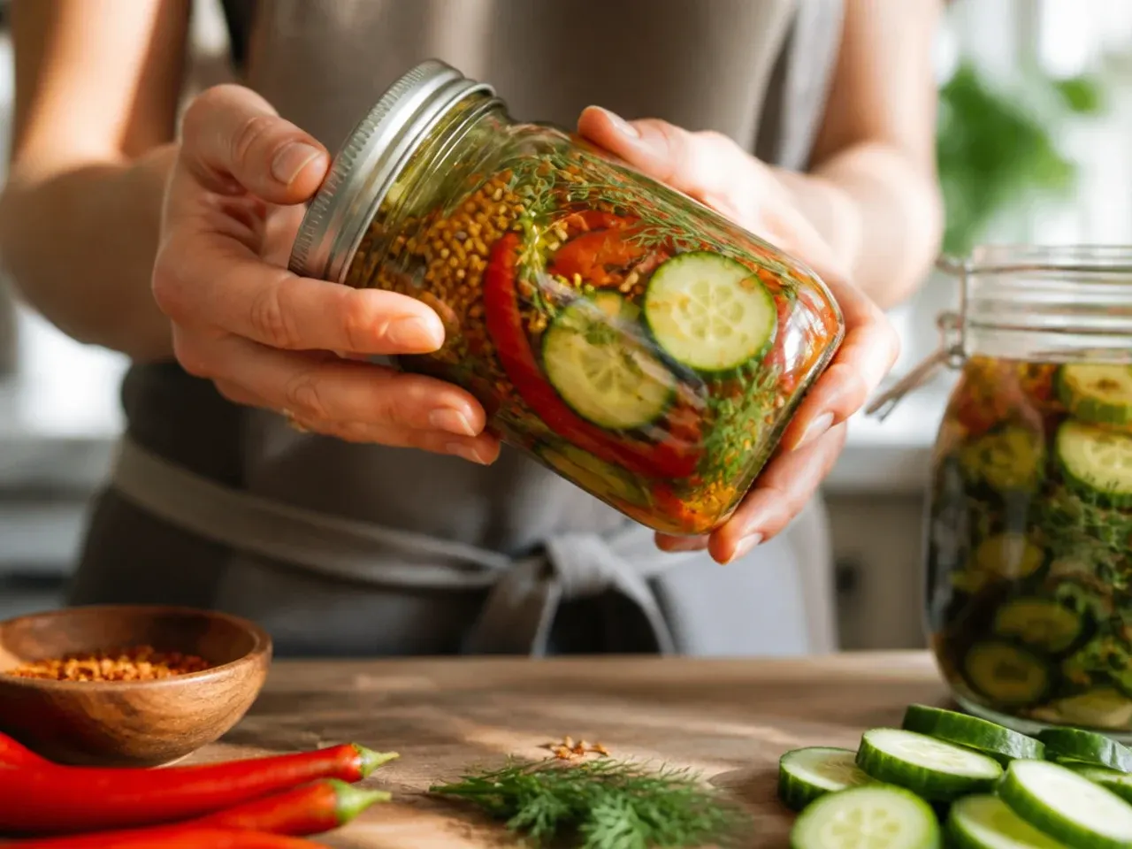 spicy refrigerator pickles recipe step 26