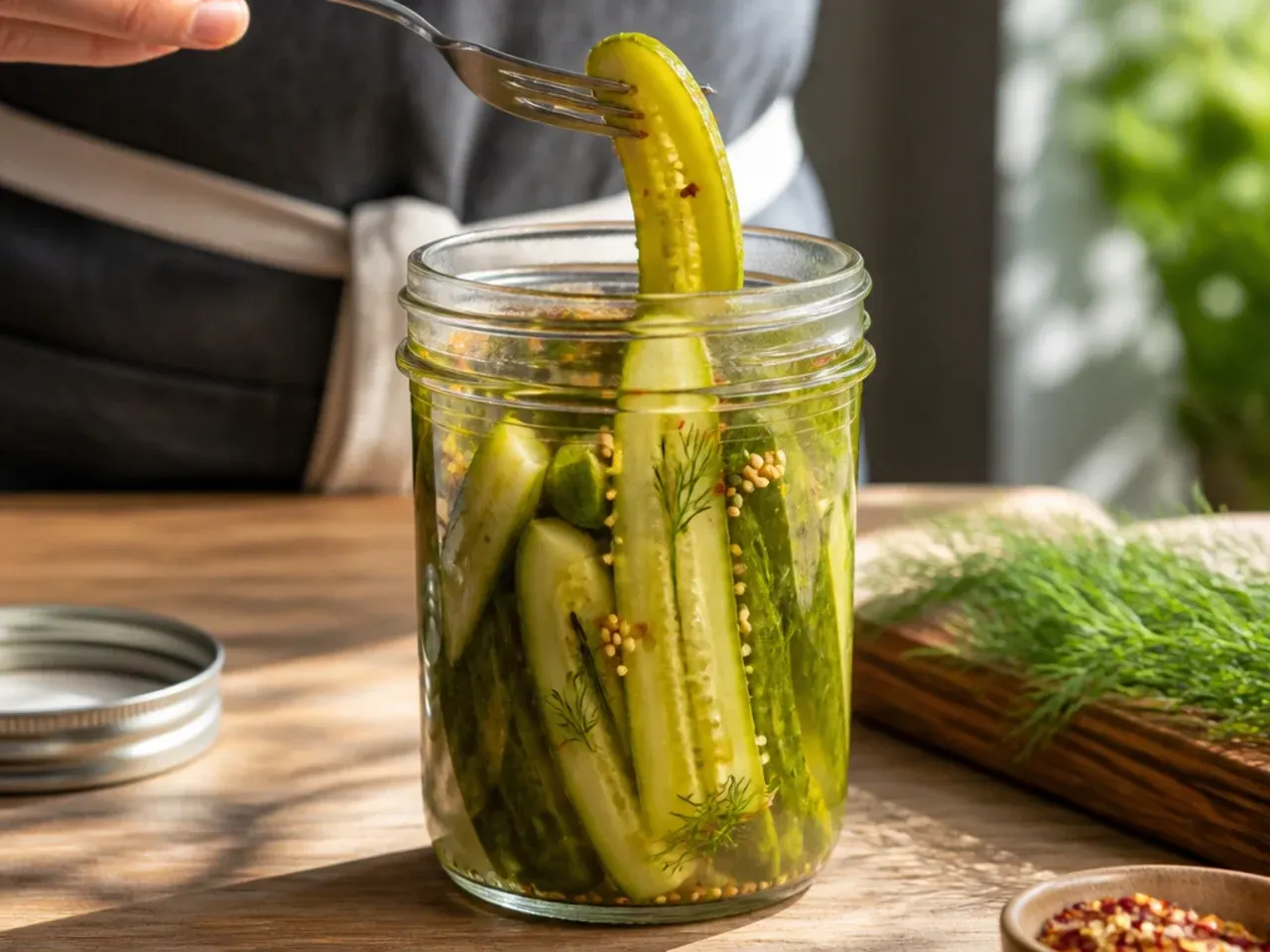 spicy refrigerator pickles recipe step 29