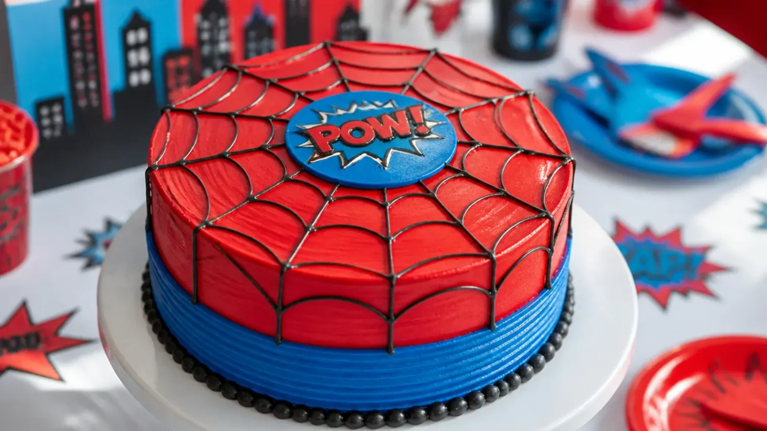 spiderman cake for boys — 25 Beautiful Spiderman Cakes for Boys