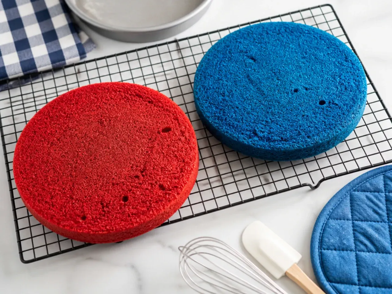 spiderman cake for boys — step 4: bake the sponges