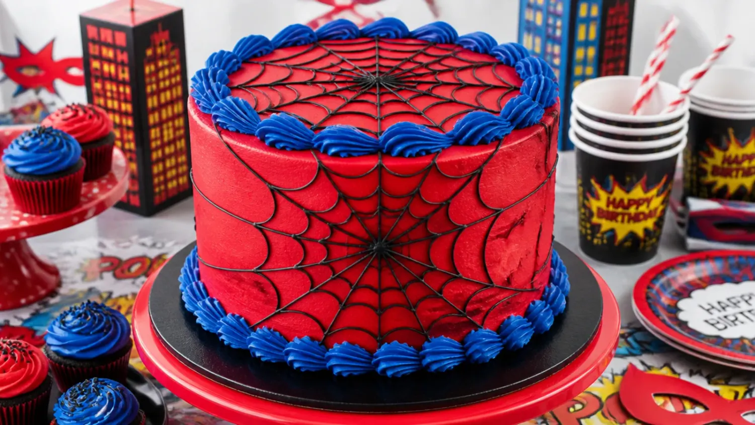 spiderman cake ideas — 25 Easy Spiderman Cake Ideas Kids Love
