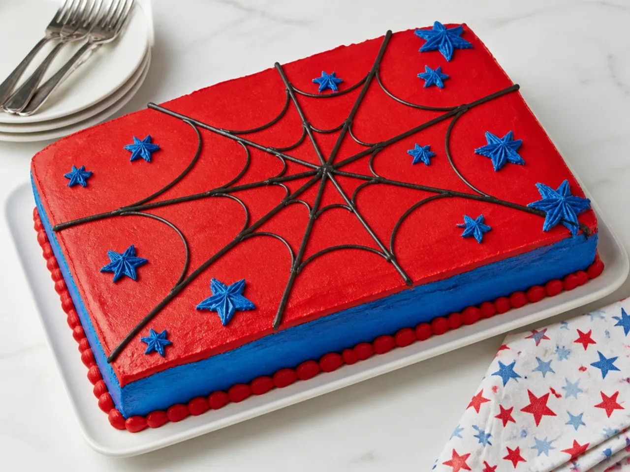 Common mistakes to avoid when making a Spiderman sheet cake with buttercream