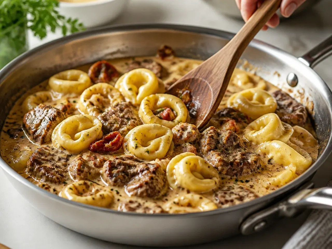 steak and tortellini recipes recipe step 18