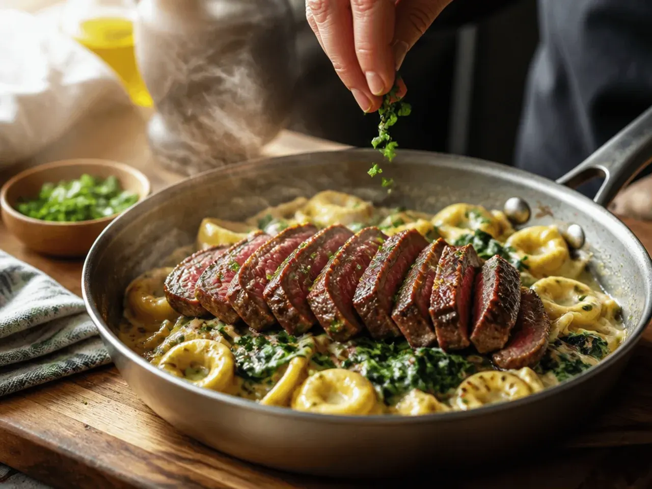 steak and tortellini recipes recipe step 20