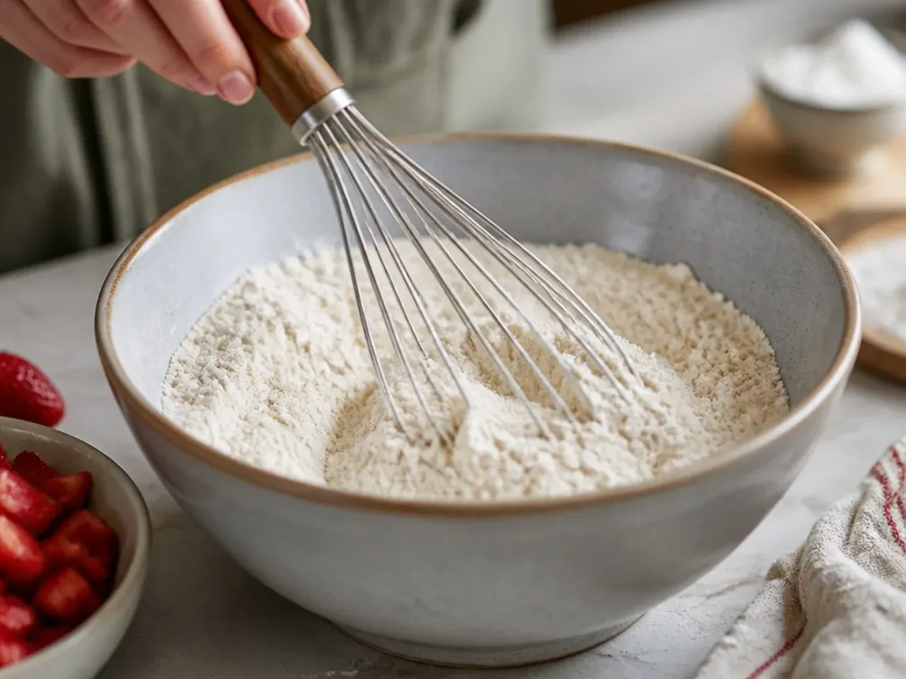strawberry scones recipe step 2