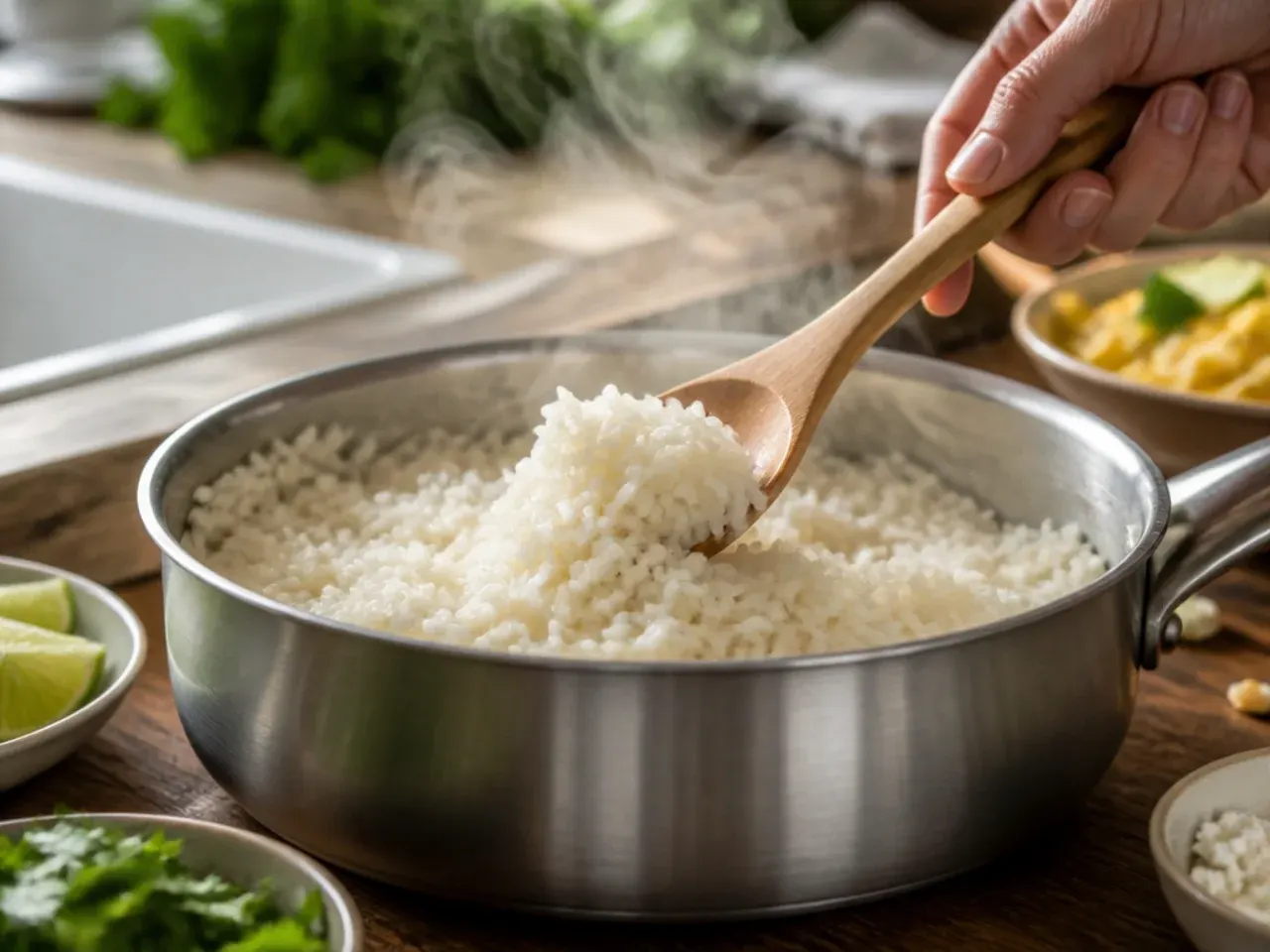 street corn chicken rice bowl healthy recipe step 2