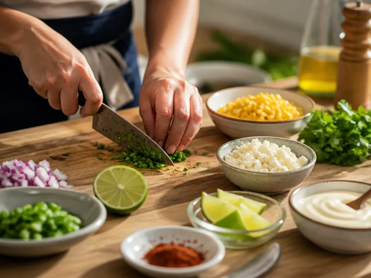 street corn chicken rice bowl tasteful recipes recipe step 11
