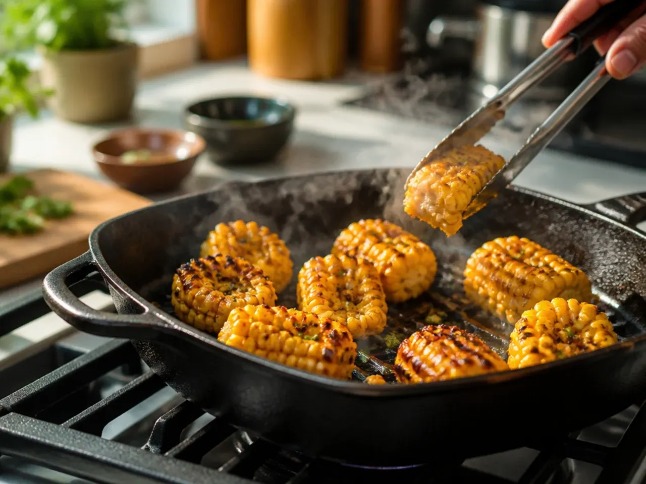 street corn rice chicken bowl recipe step 3