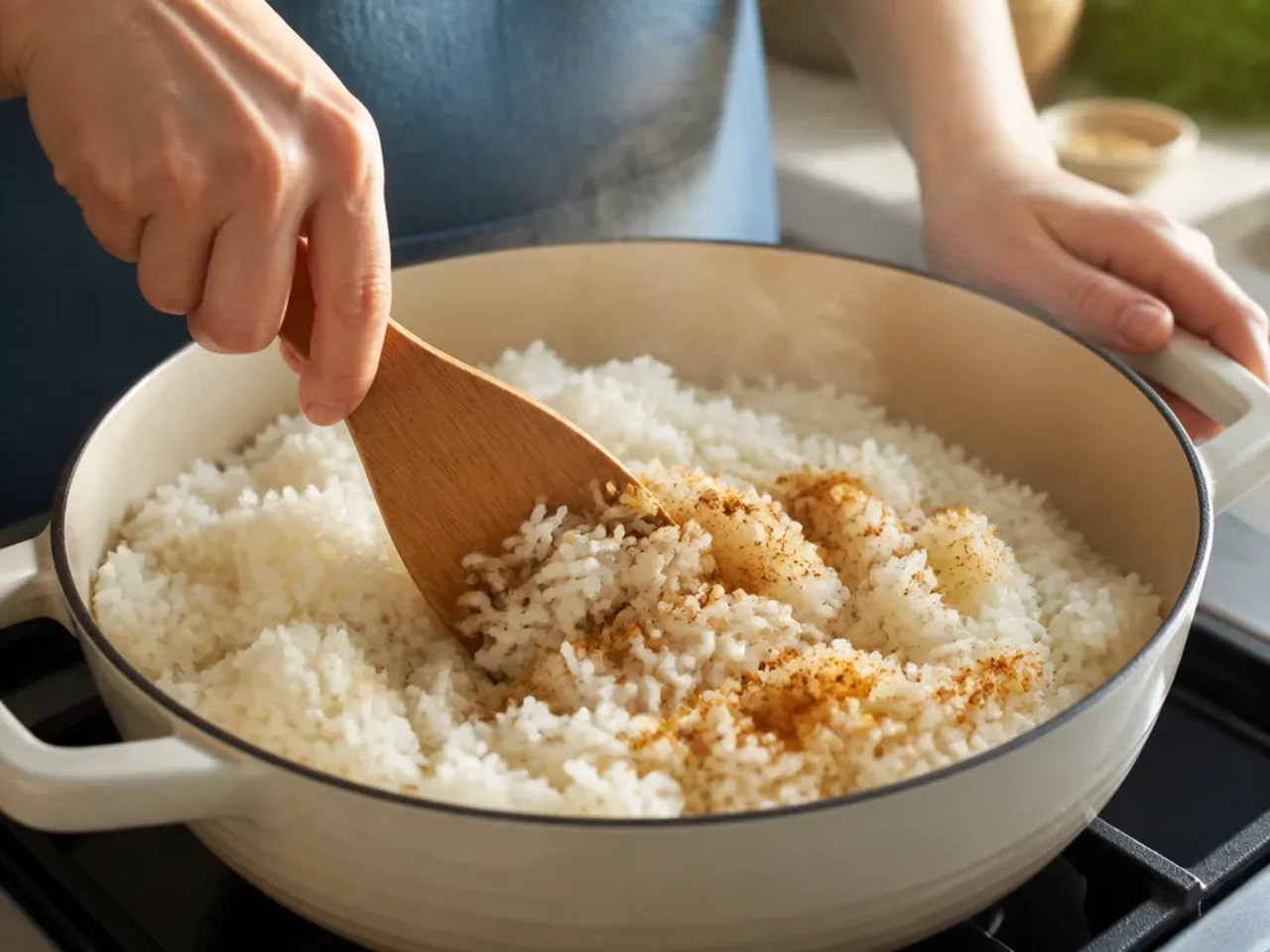 street corn rice chicken bowl recipe step 6