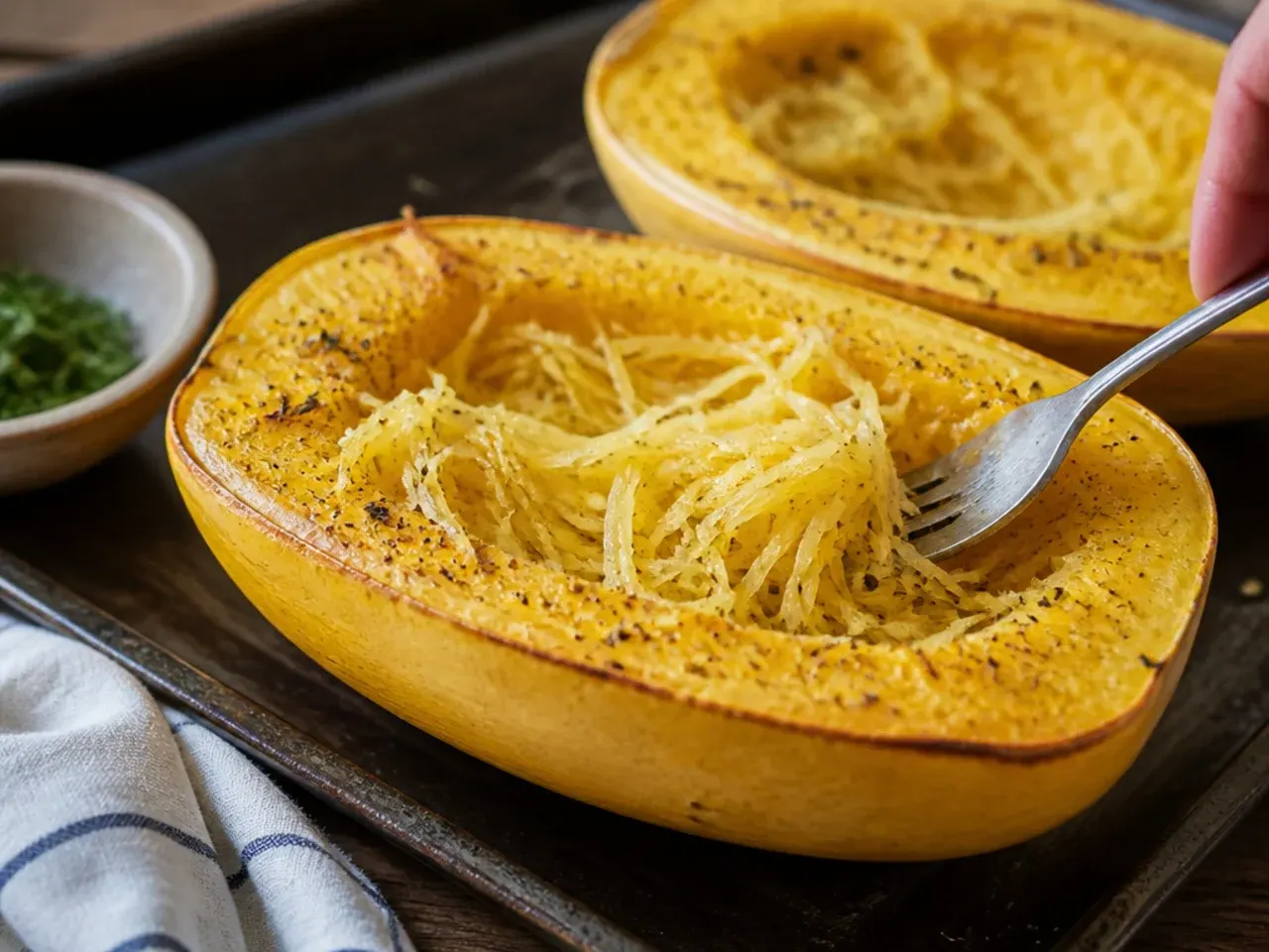 stuffed spaghetti squash recipes recipe step 1