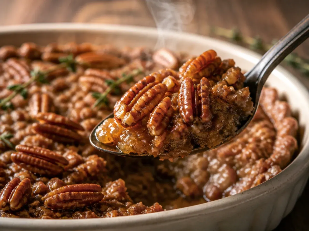 Rustic free-form sugar free pecan pie galette on a baking sheet