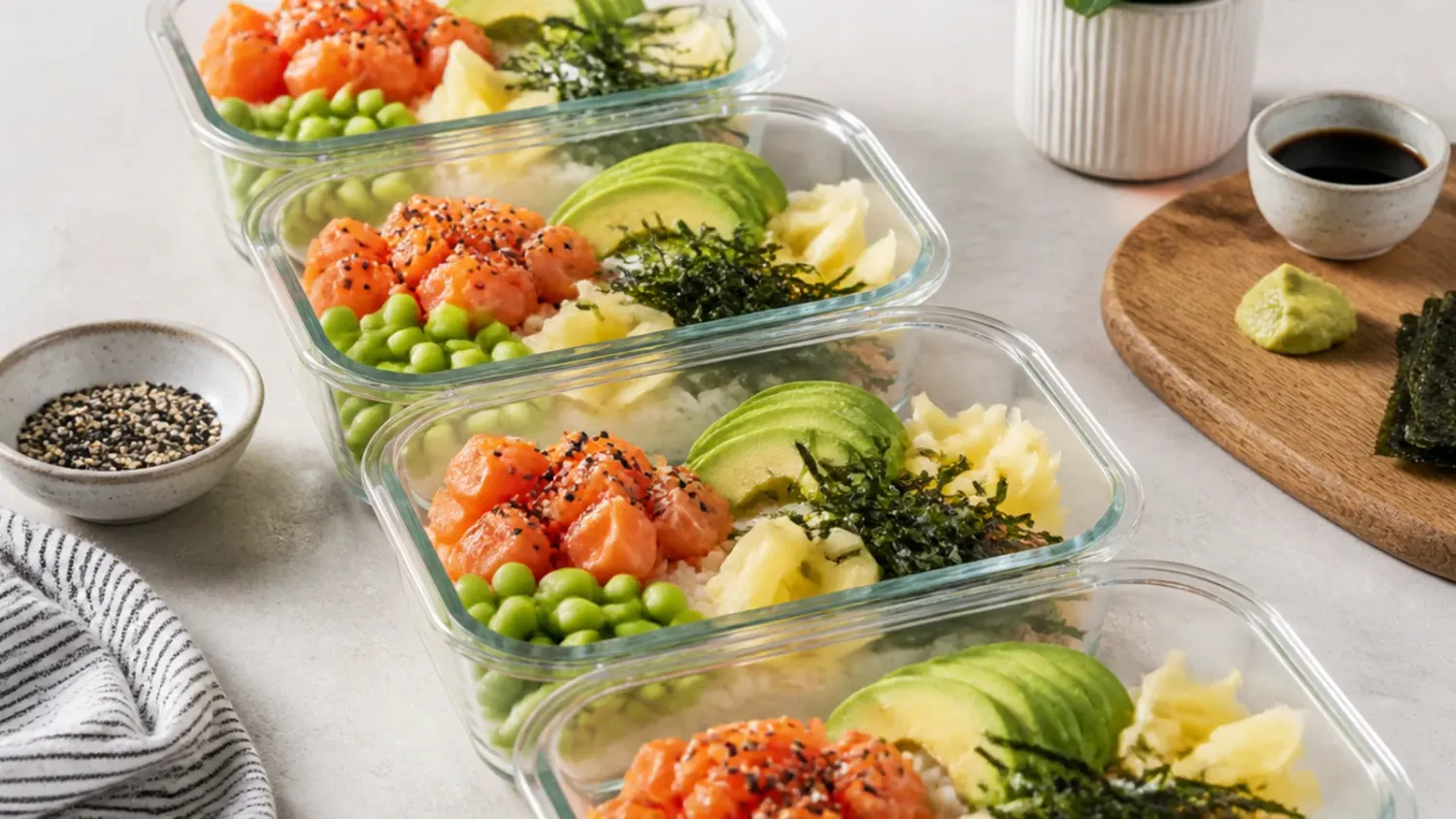 sushi bowl meal prep — 15 Genius Sushi Bowl Meal Prep Ideas