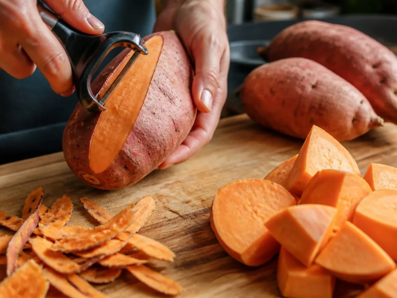 sweet potato soup recipe step 1