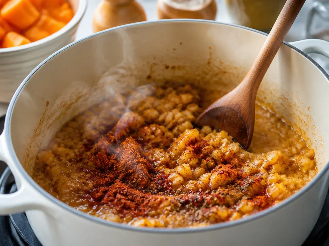 sweet potato soup recipe step 3
