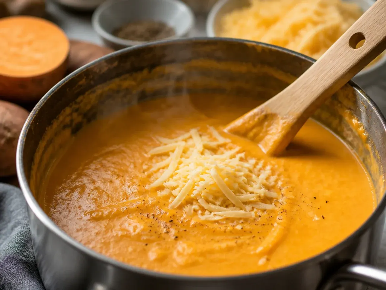 sweet potato soup recipe step 4