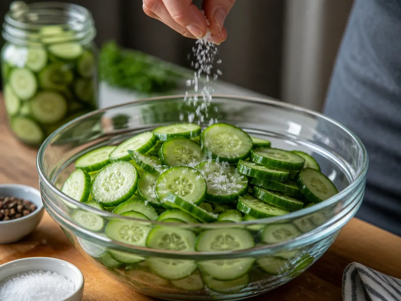 sweet refrigerator pickles easy recipe step 2