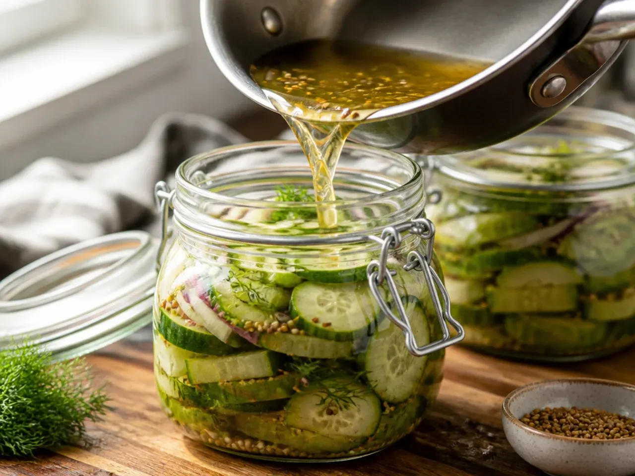 sweet refrigerator pickles easy recipe step 6