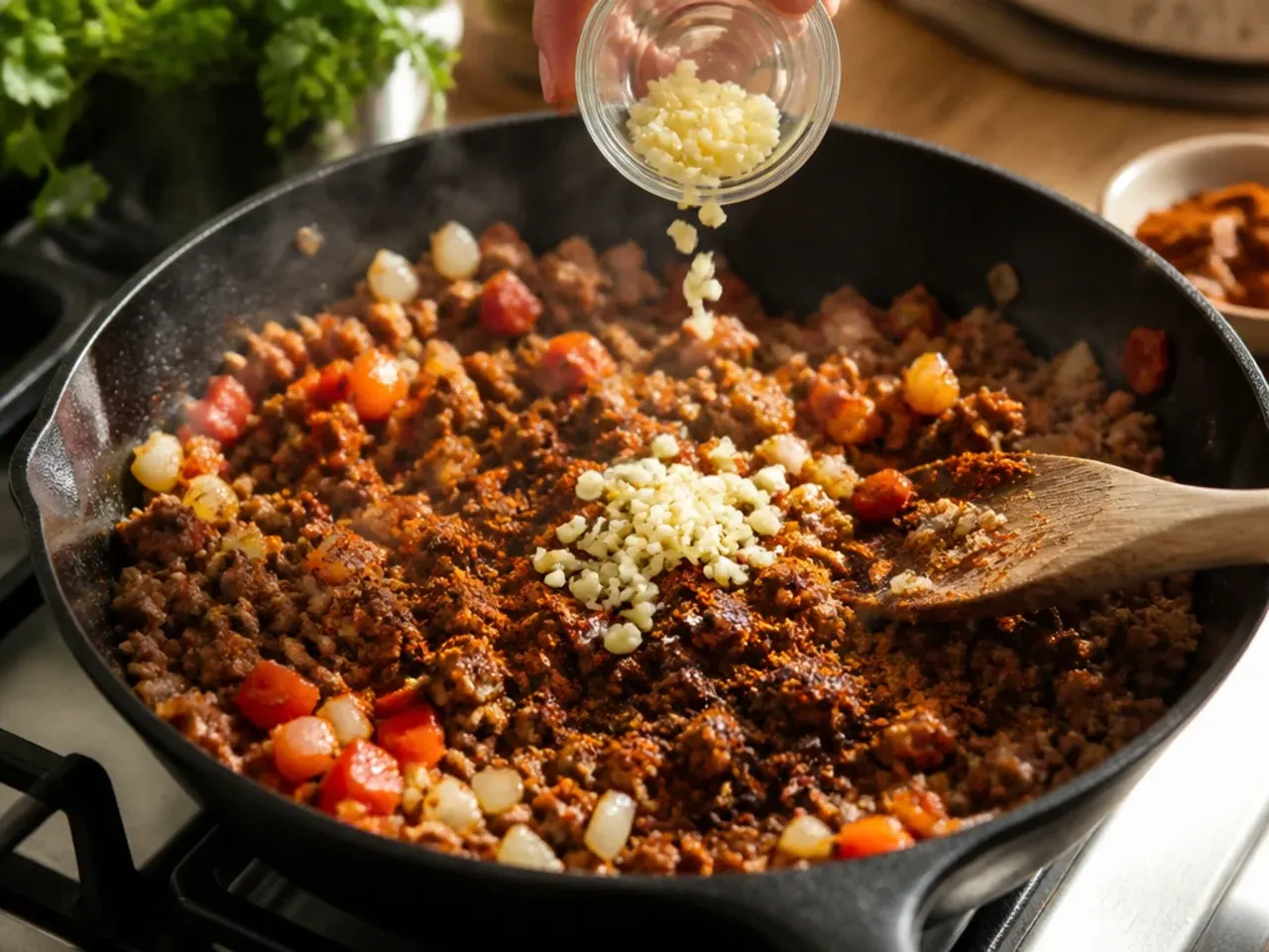 taco hashbrown casserole recipe step 2