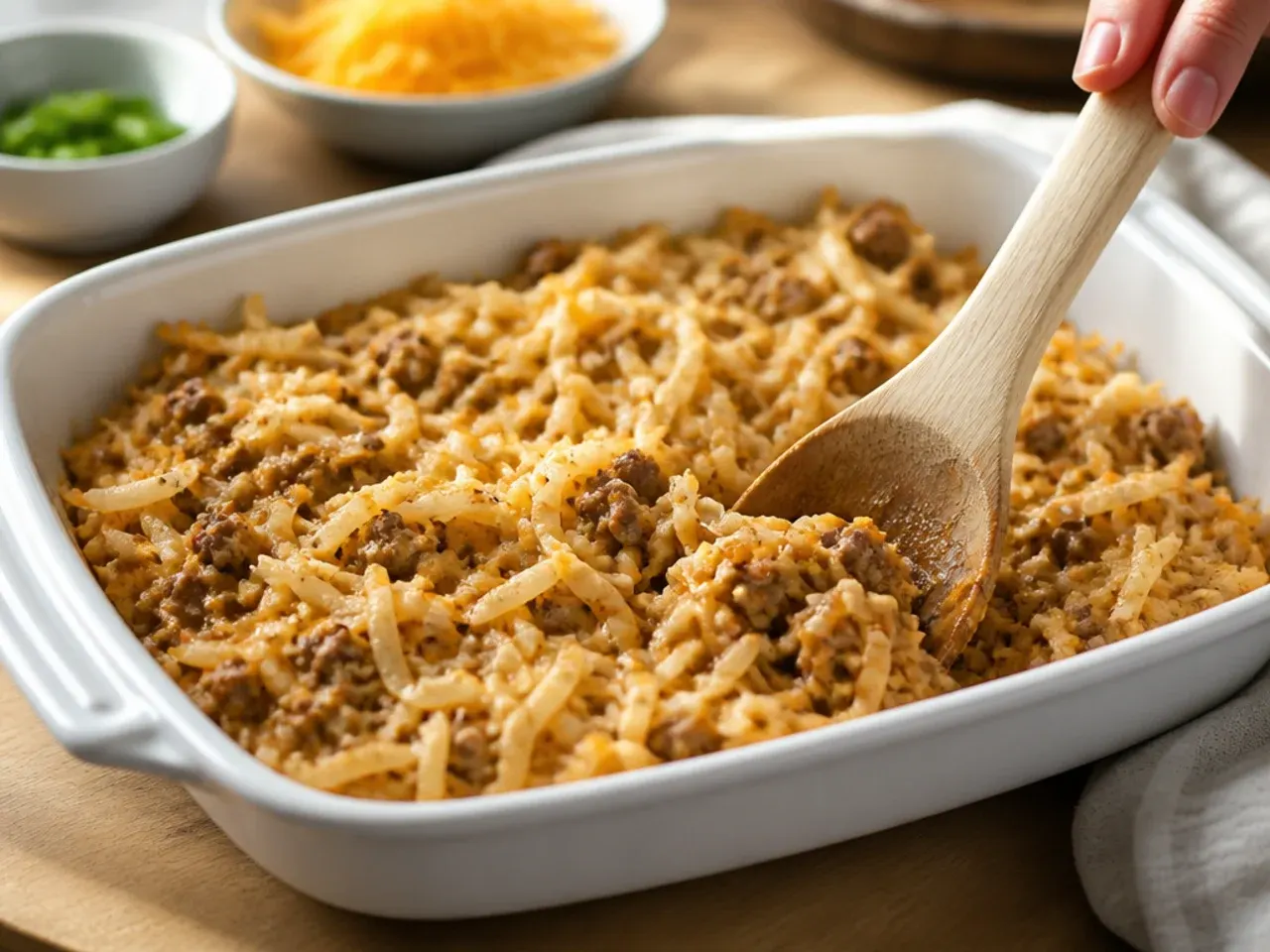 taco hashbrown casserole recipe step 5