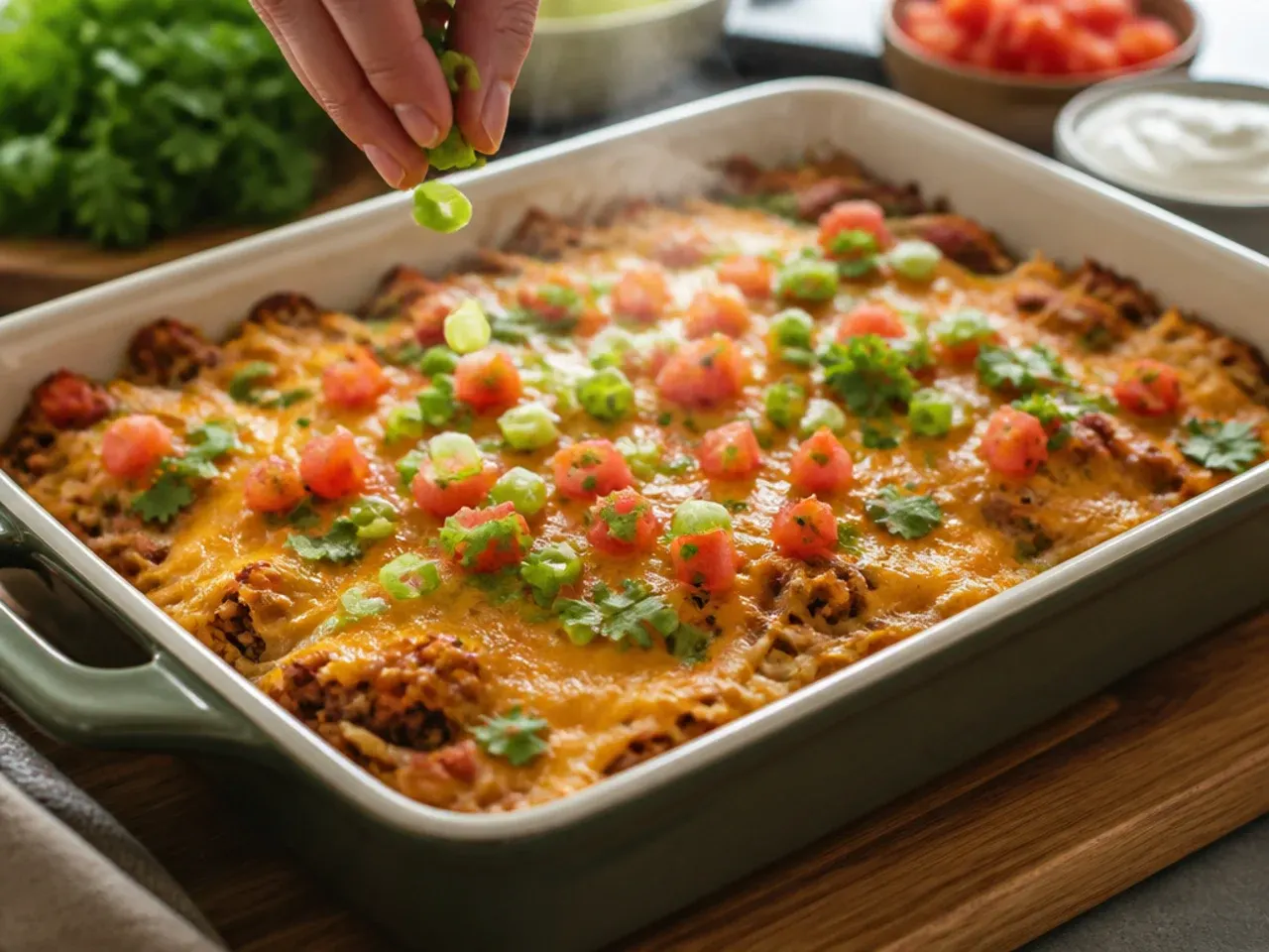 taco hashbrown casserole recipe step 7