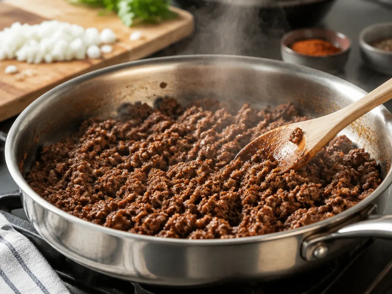 taco soup recipe recipe step 1