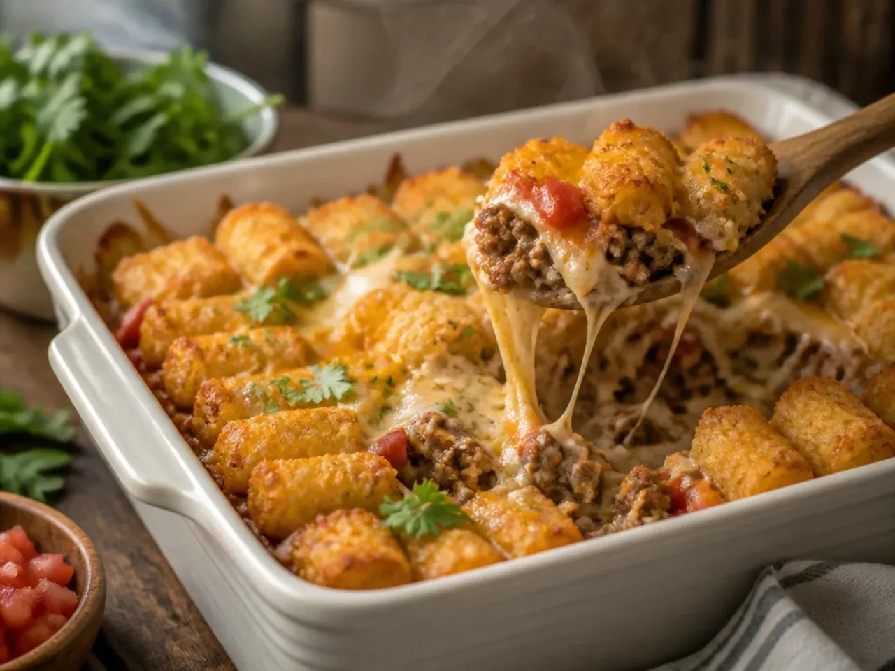 taco tater tot casserole recipe step 6