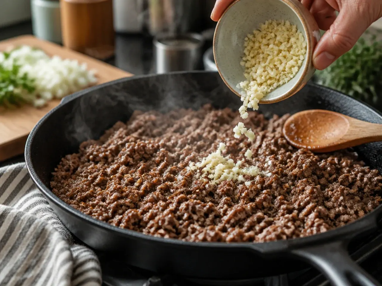 tater tot casserole with ground beef recipe step 3