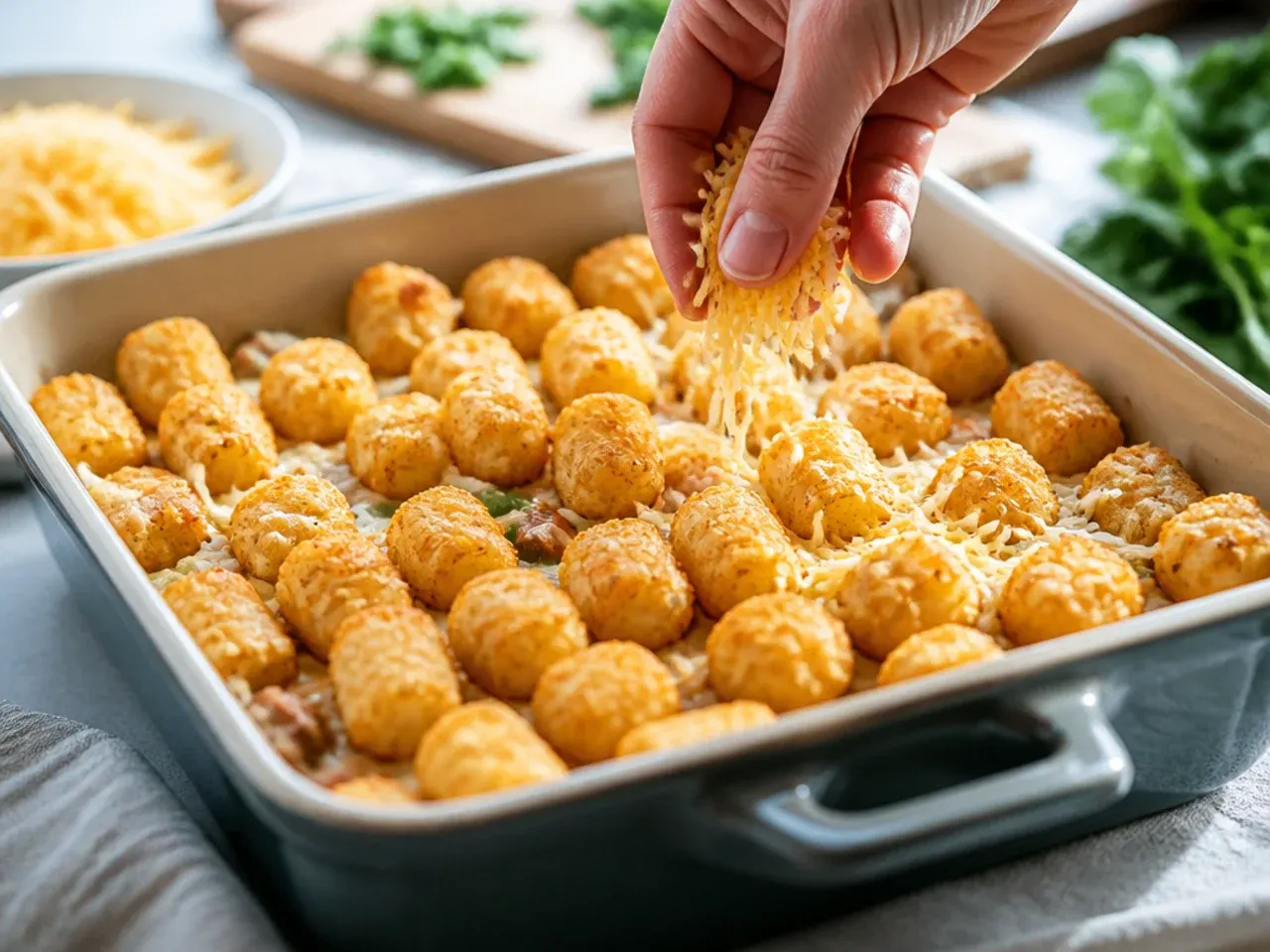 tater tot casserole recipe step 5
