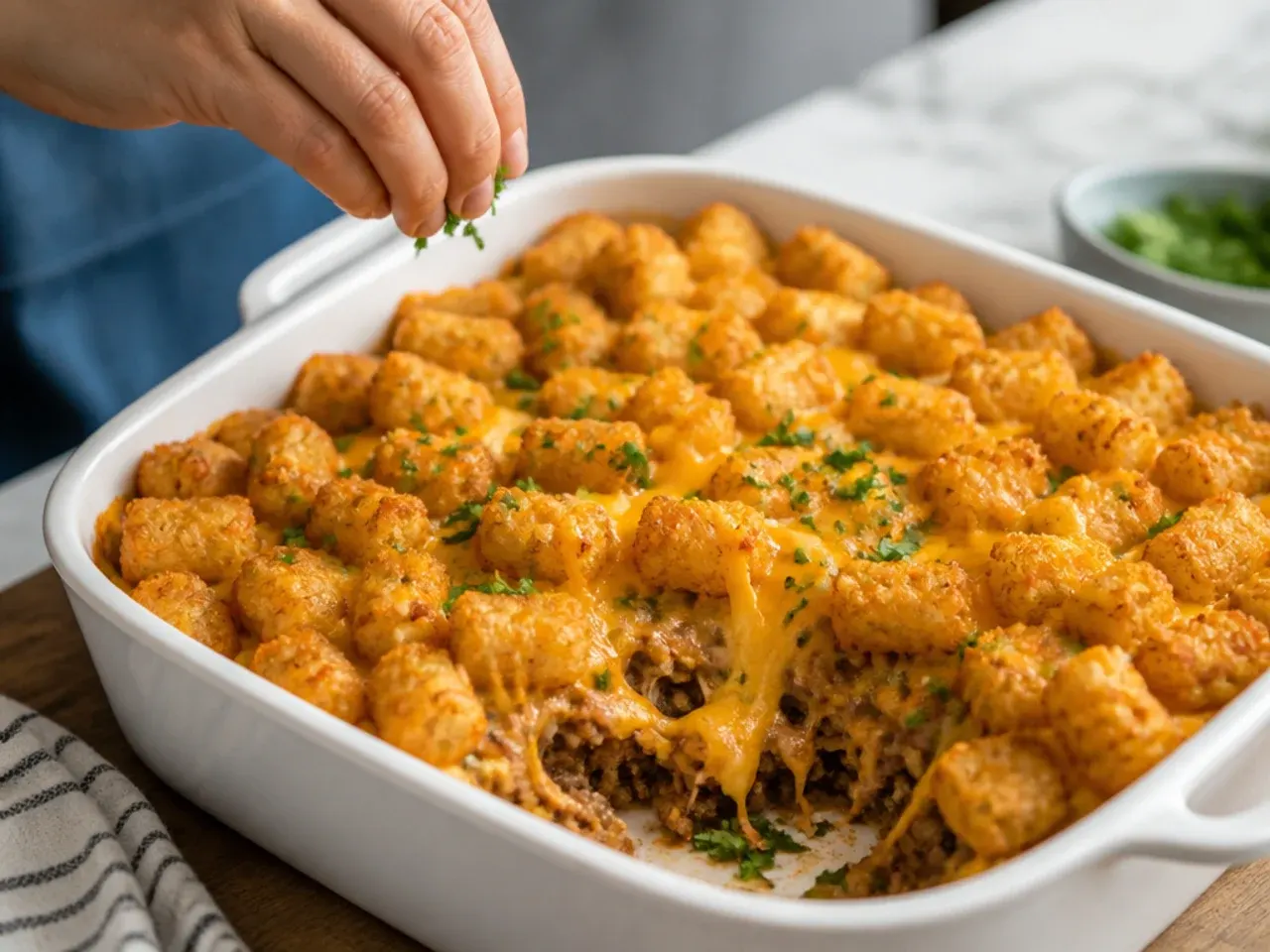 tater tot casserole recipe step 7