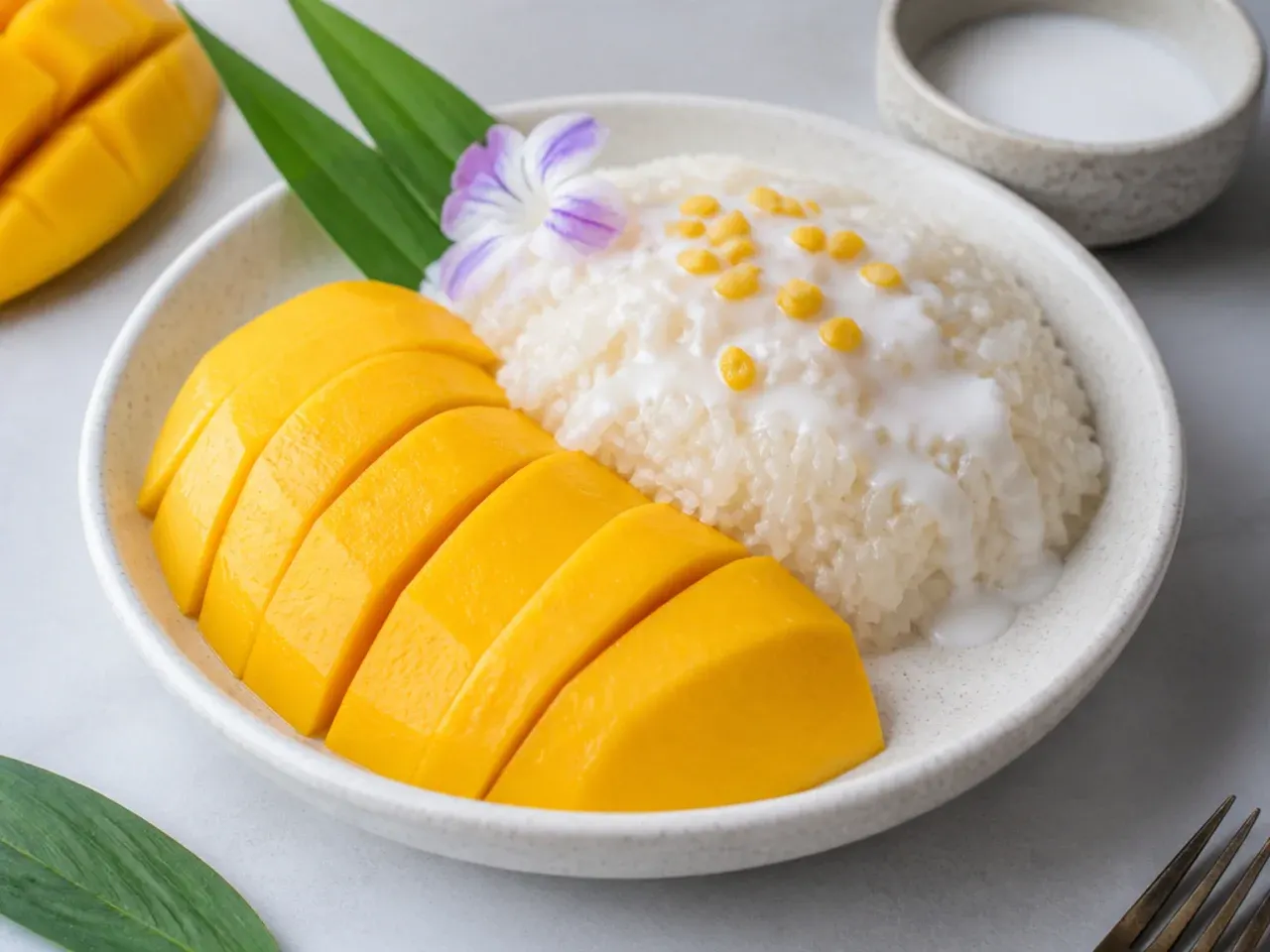 thai mango sticky rice — easy one-pot rice cooker mango sticky rice