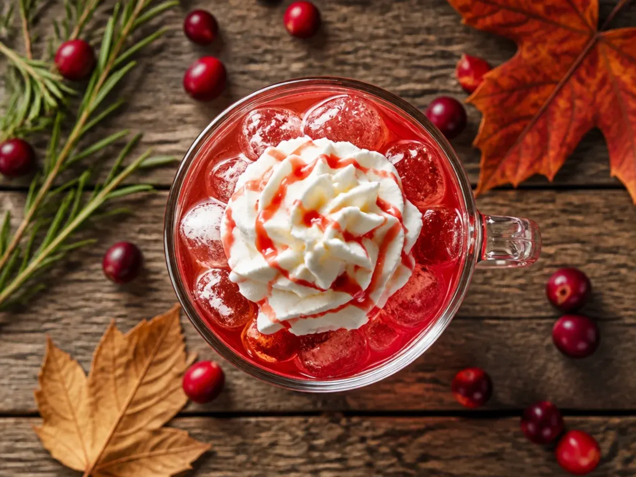 Easy three-ingredient cranberry spritzer in a glass with a lime wedge