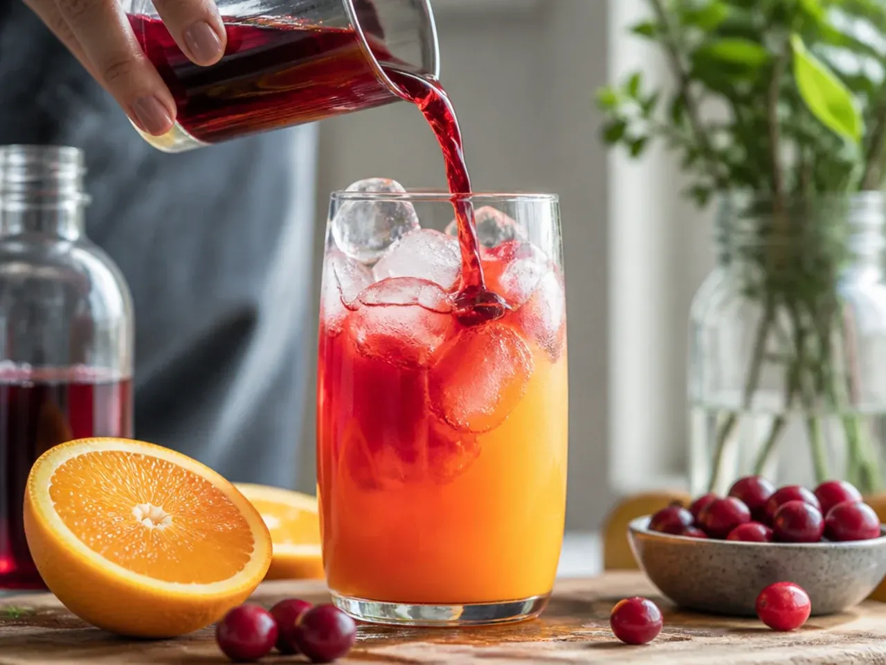 thanksgiving mocktail drinks recipe step 3