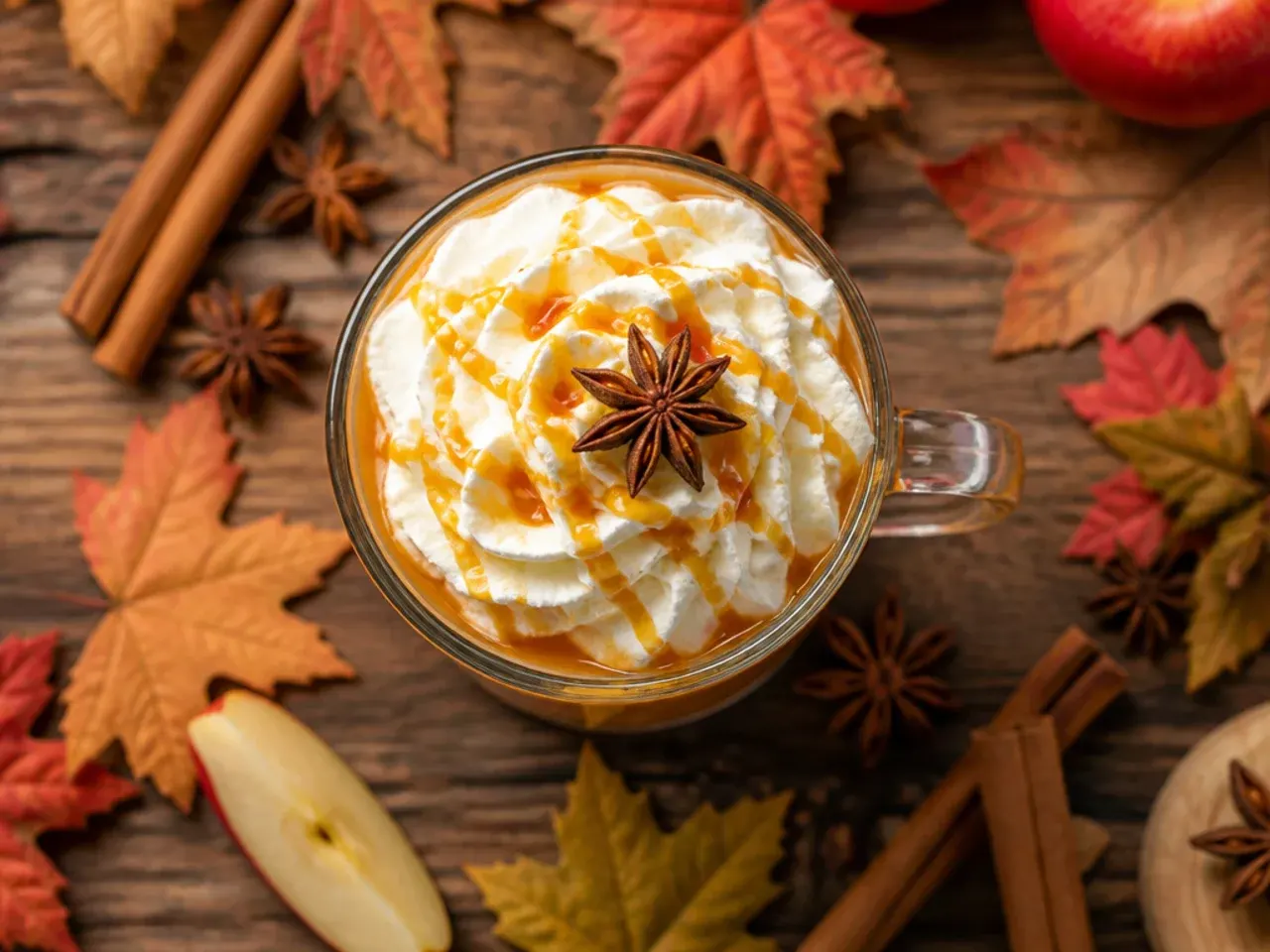 Simple three-ingredient easy thanksgiving punch being poured into a glass jug