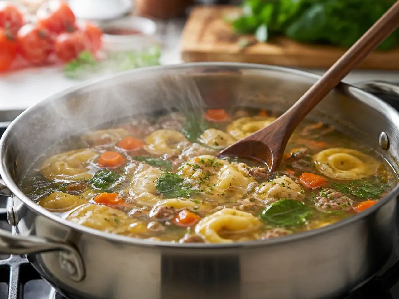 tortellini soup recipes recipe step 4