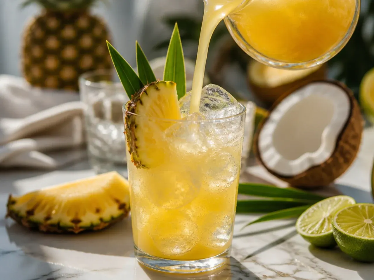 tropical drinks non alcoholic recipe step 2