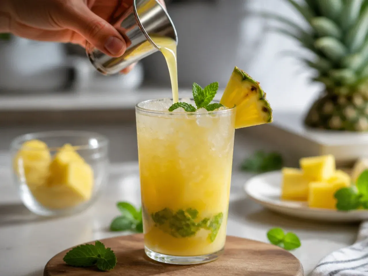 tropical drinks non alcoholic recipe step 4