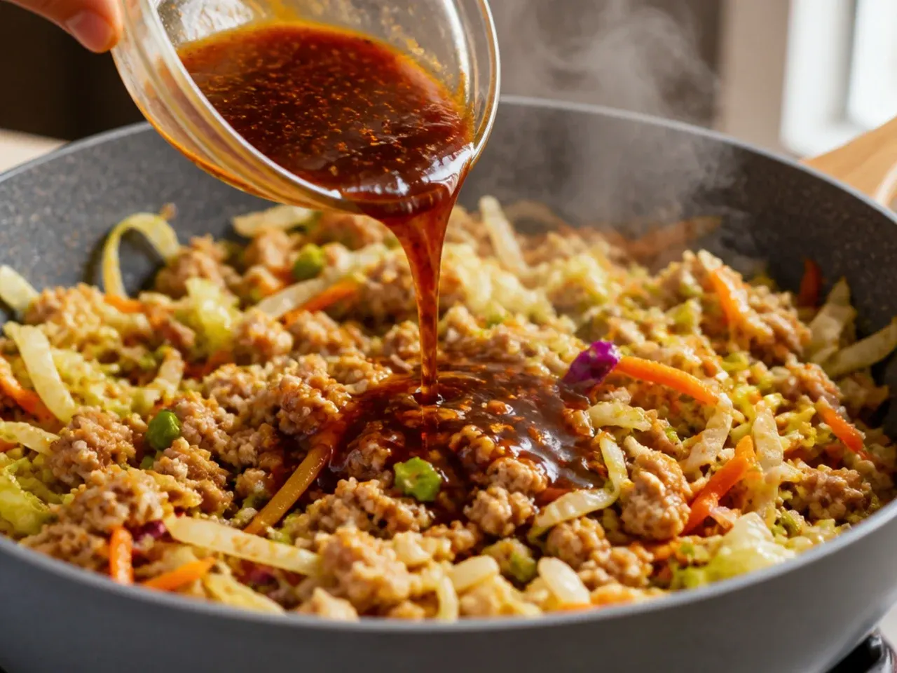 turkey egg roll in a bowl recipe step 6