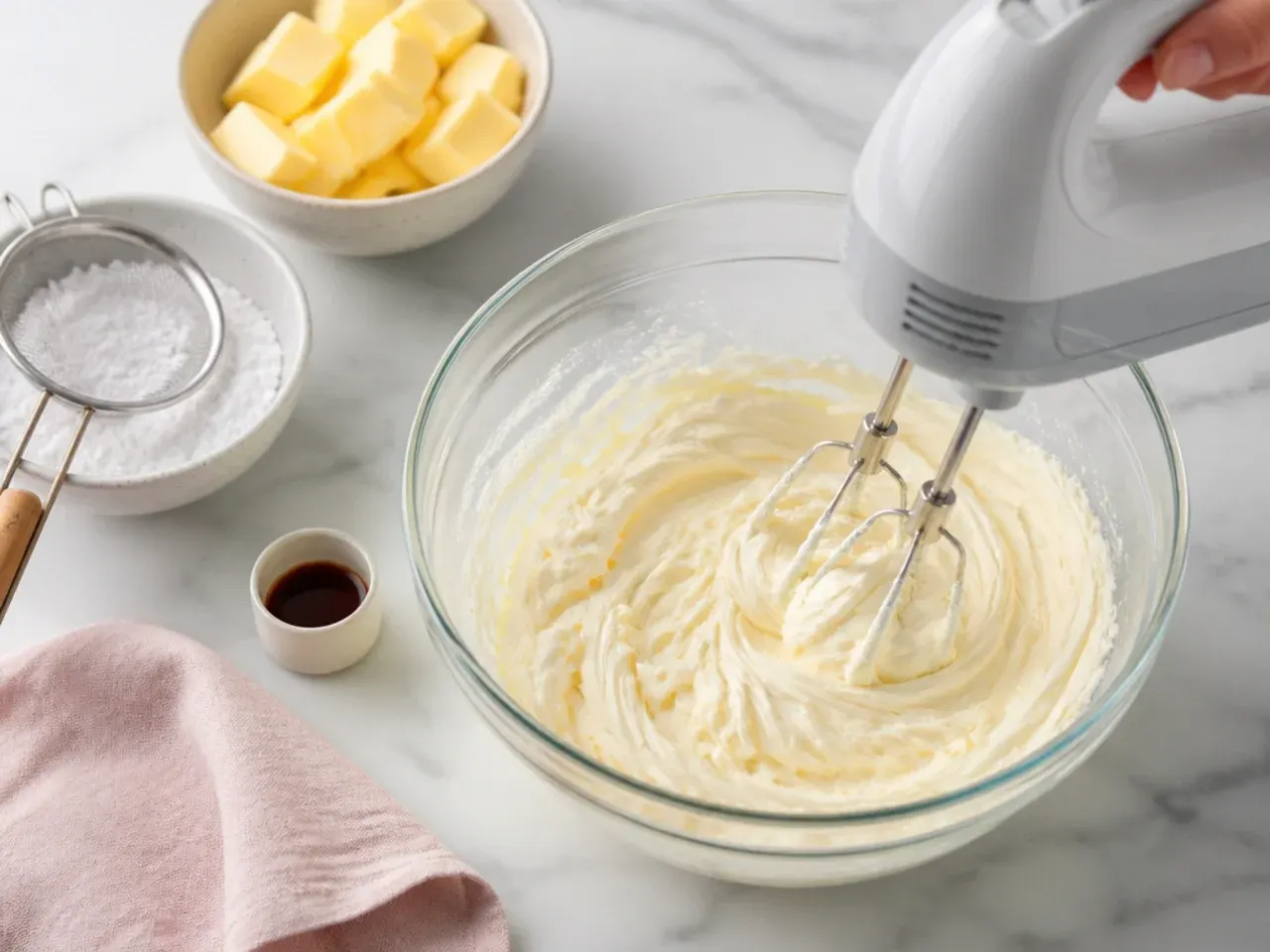 unicorn cake ideas — step 4: make the buttercream