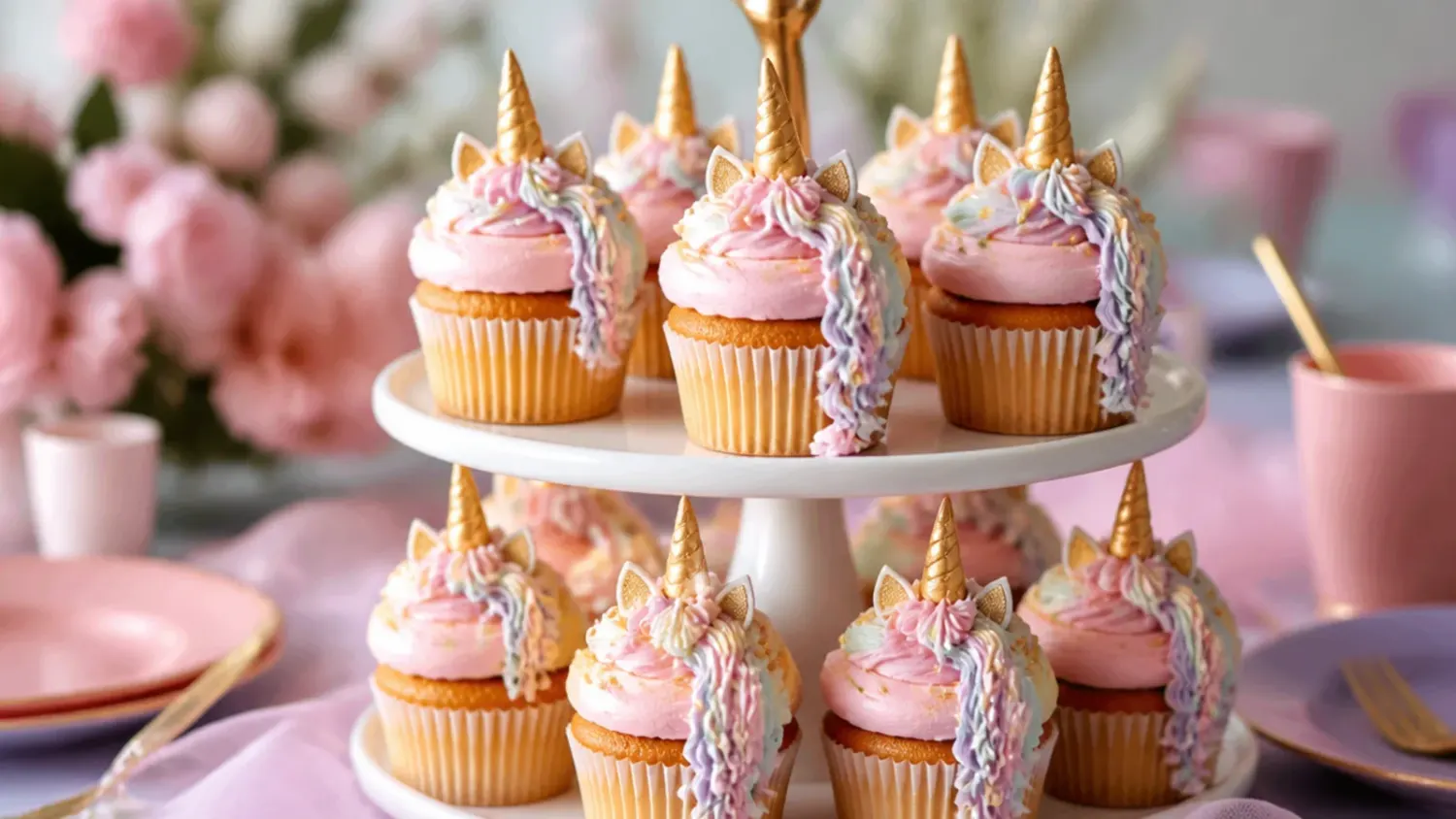 unicorn cupcakes — 30 Dreamy Unicorn Cupcake Ideas to Bake