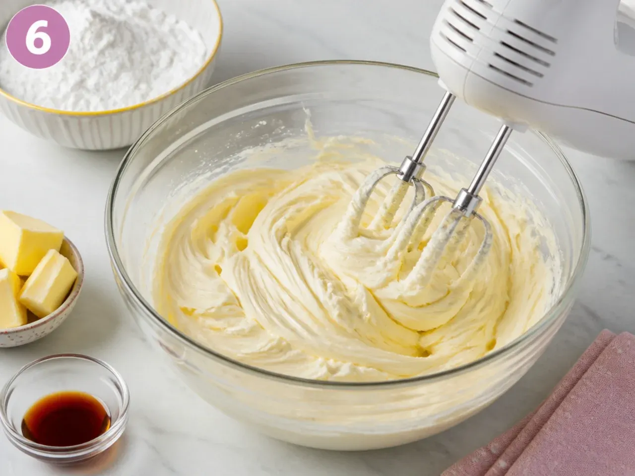 unicorn cupcakes — step 6: make the buttercream