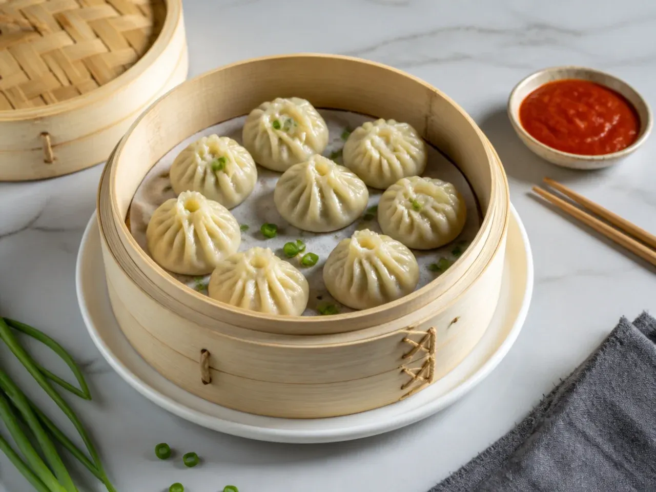 veg momos recipe — step 7: rest and serve