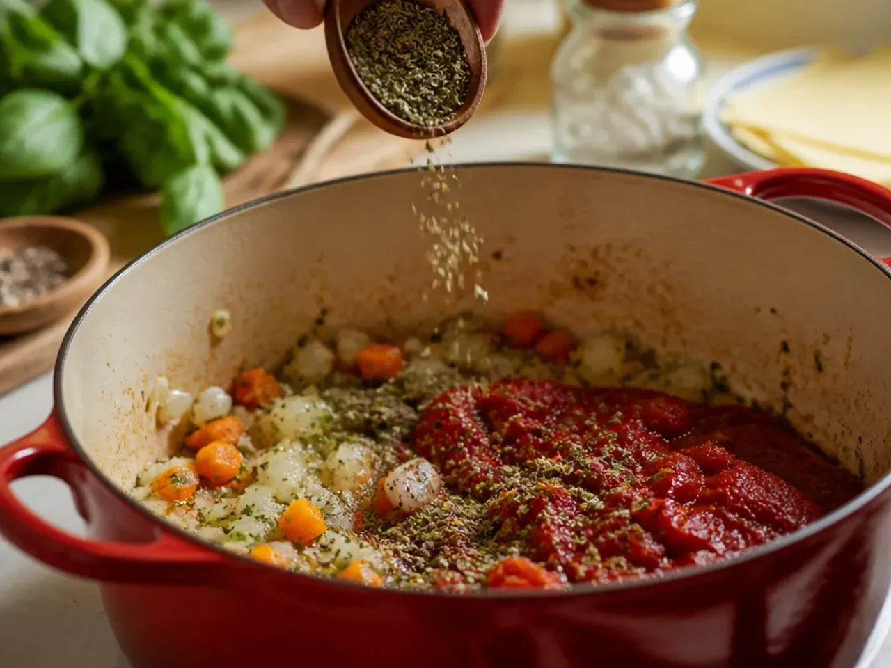 vegan lasagna soup recipe step 6