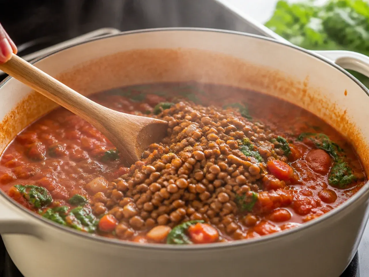 vegan lasagna soup recipe step 8