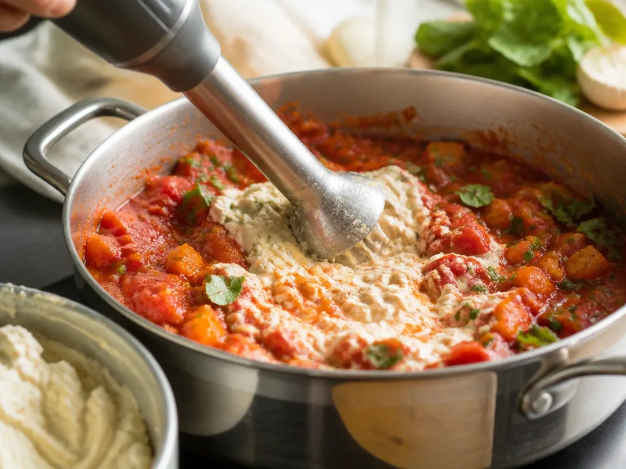vegan lasagna soup recipe step 12
